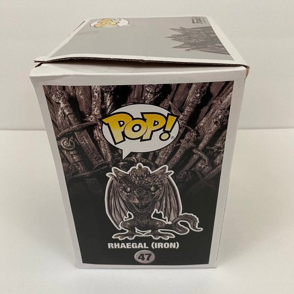 Funko Pop Game of Thrones Rhaegal Iron Figure #47 - Picture 3 of 8